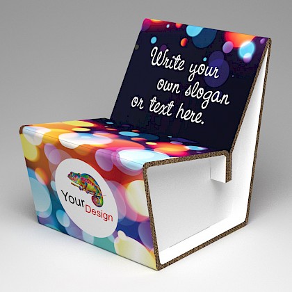 Stoel met lage rugleuning