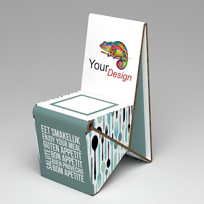 Stoel met hoge rugleuning