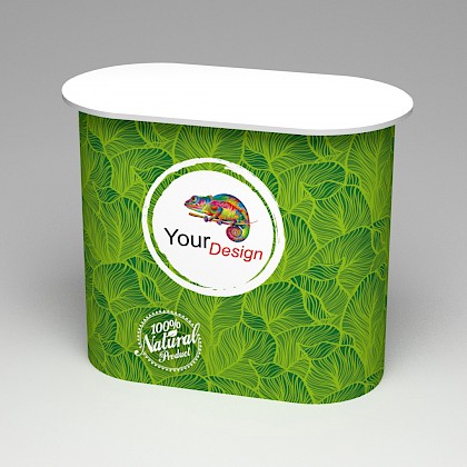 Ovale promotie tafel