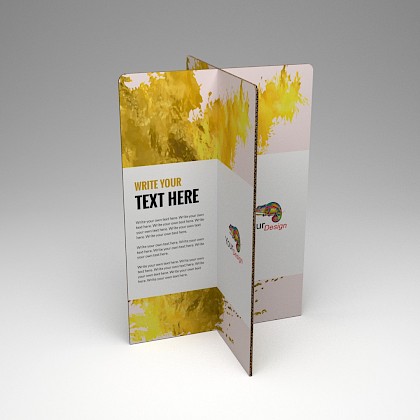 Baliedisplay gekruist