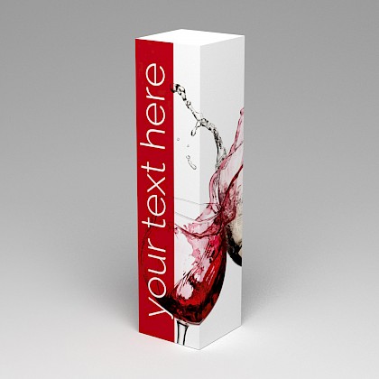 Wijnverpakking enkele fles