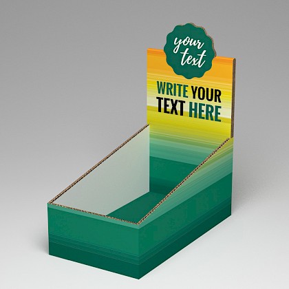 Toonbankdisplay 11 x 21 cm (1/3 A4)