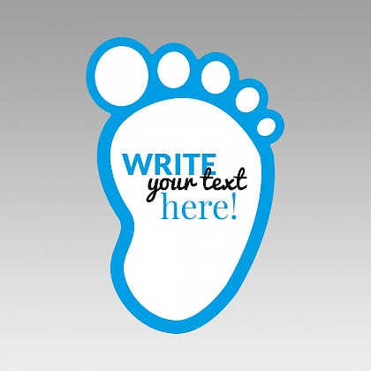 Onderzetter voetafdruk